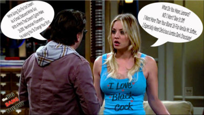 kaley cuoco as penny from the big bang theory dirty caption