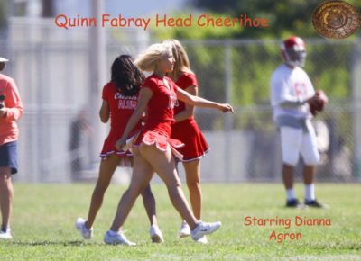 dianna agron walking with revealed ass as quinn fabray of glee