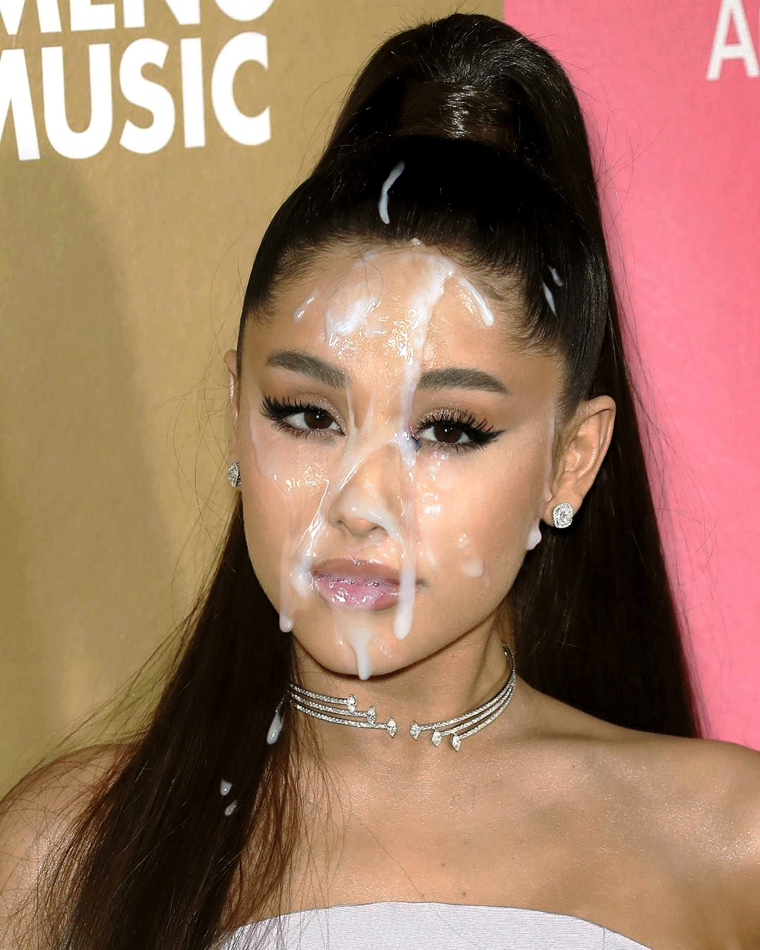 Ariana Grande with Hot Cum Facial, MyCelebrityFakes.com