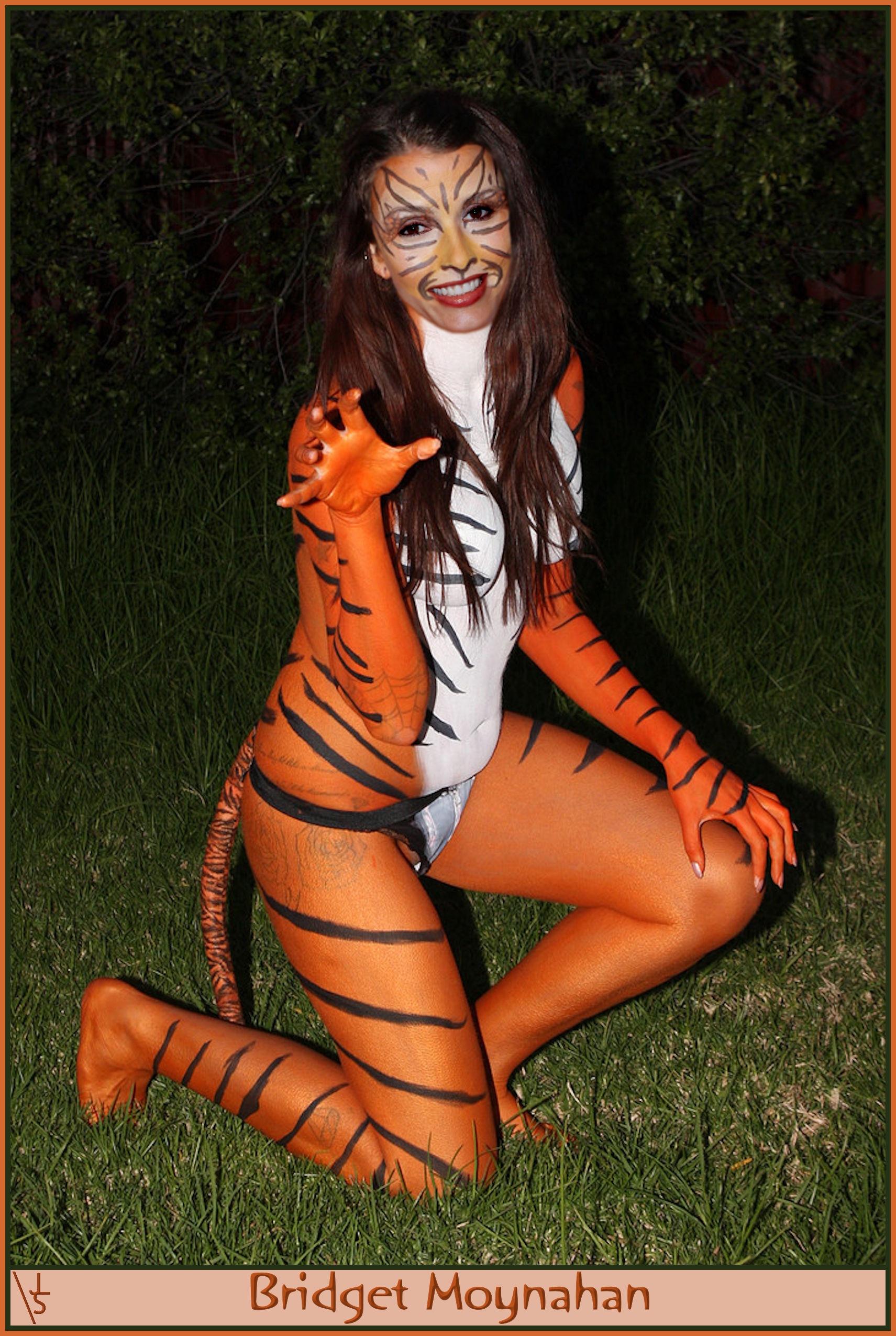 Bridget Moynahan Painted Tiger, MyCelebrityFakes.com