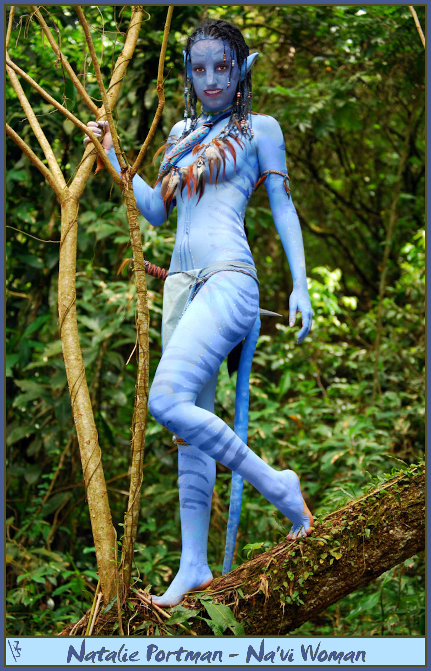 Natalie Portman Na&#8217;Vi Woman in Avatar, MyCelebrityFakes.com