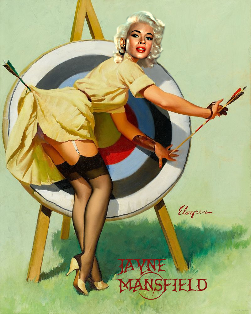 Jayne Mansfield is the preferred target (Pinup), MyCelebrityFakes.com