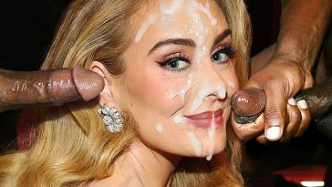 Adele Adkins Enjoys Hot Cumshot As a Grammy Award, MyCelebrityFakes.com